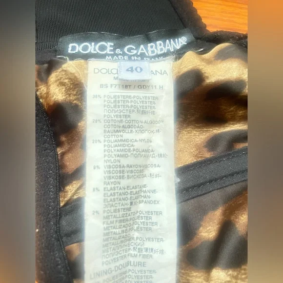 Dolce & Gabbana Patchwork Drill Brocade Bustier Top and Culotte Shorts Briefs - Picture 12 of 16